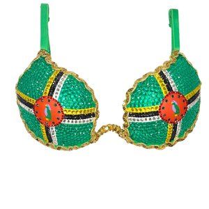 Dominica Crystals and Rhinestones Bra